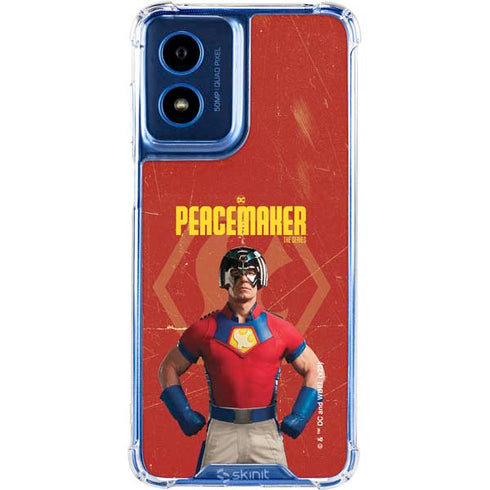 DC Comics Peacemaker John Cena Moto G 5G (2024) Clear Case